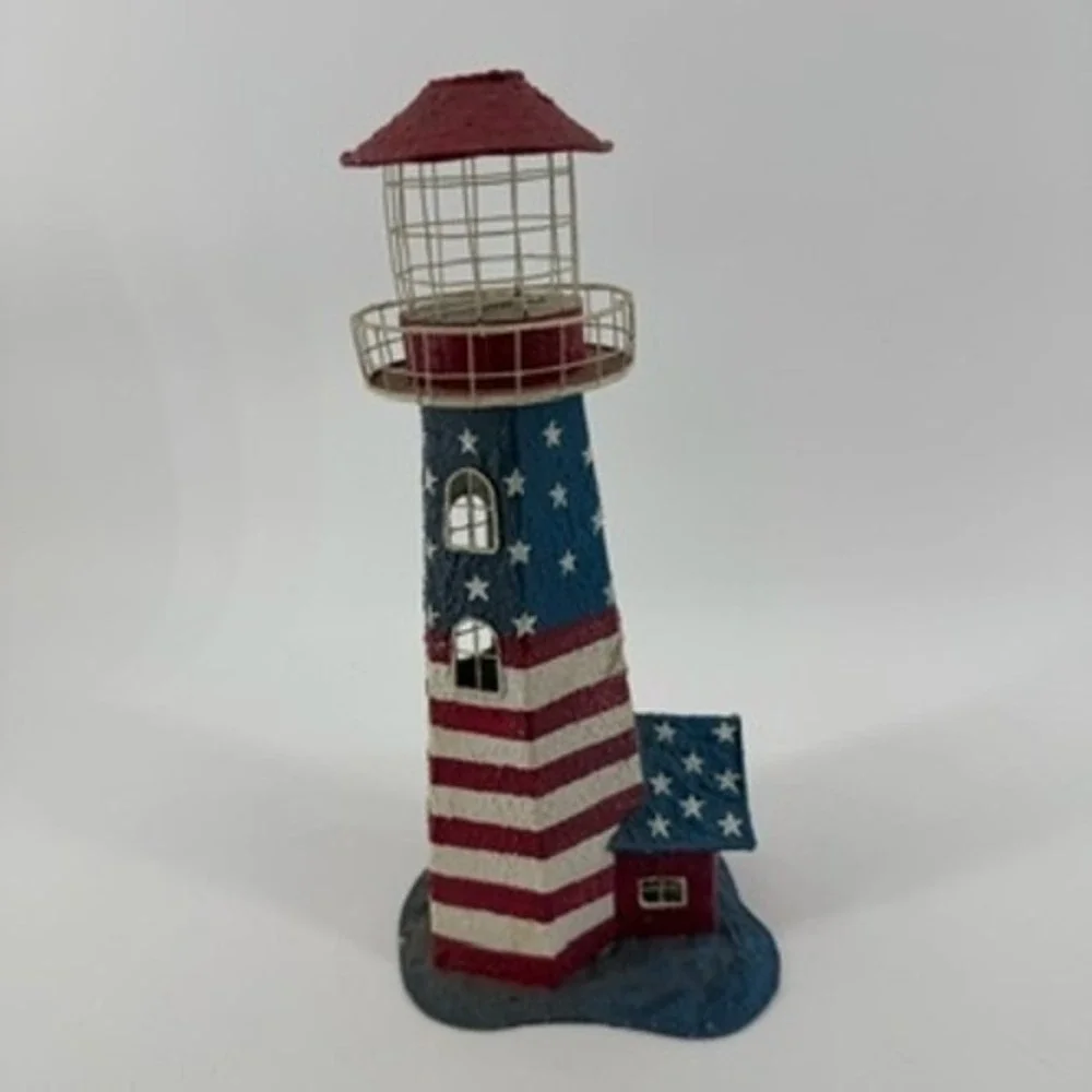 Unbranded patriotic lighthouse